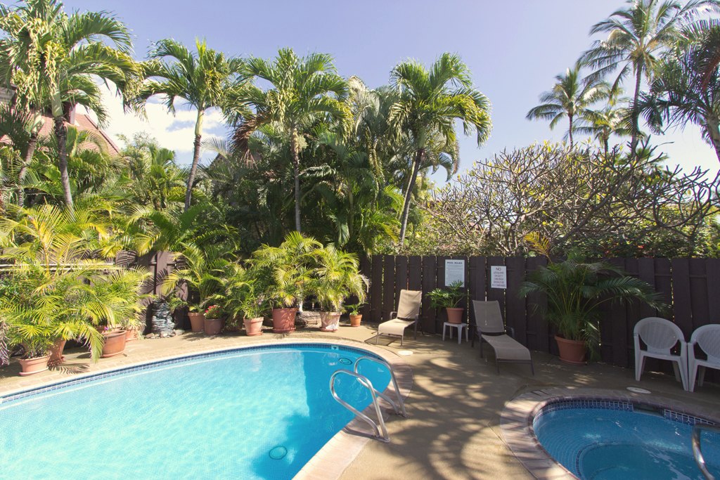 resort grounds and pool
